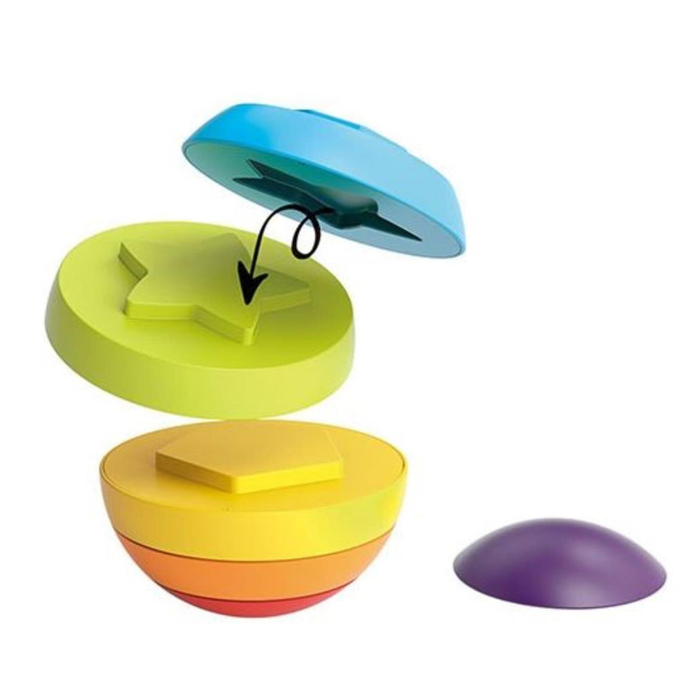 Toi-toys kleine sterren stapeltoren puzzelbal 6-delig