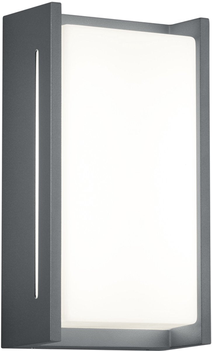 Trio indus - wandlamp - antraciet - incl. 2x smd 4 w - sensor dimmer - geheugenfunctie - buitenverlichting - ip54