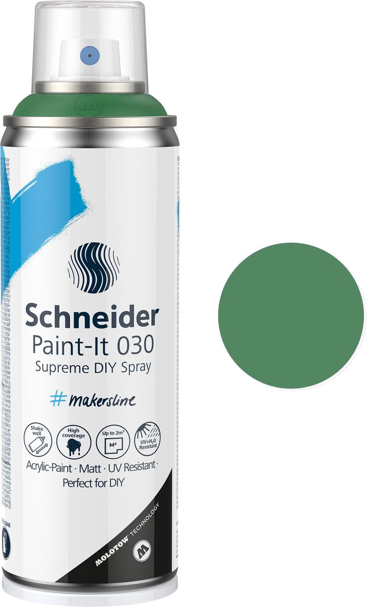 Schneider s-ml03050045 supreme diy spray paint-it 030 mosgroen 200ml