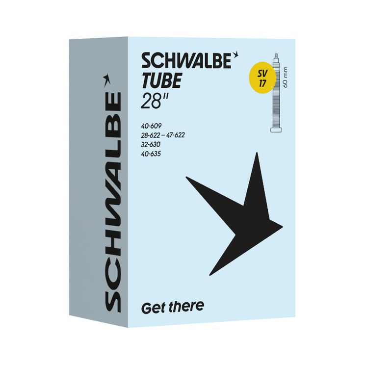 Schwalbe binnenband sv17 28 28 47-622 635 ib fv 60mm
