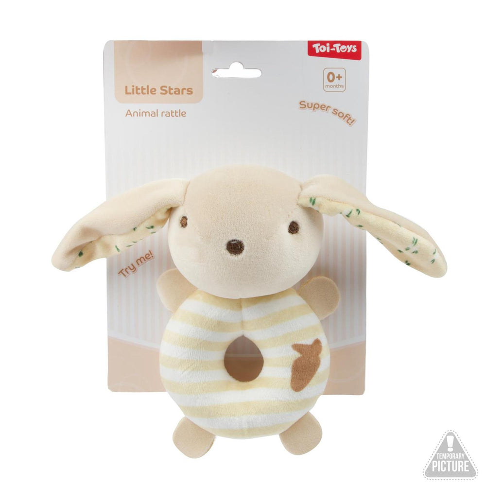 Toi-toys little stars baby dierenrammelaar -soft- 3ass