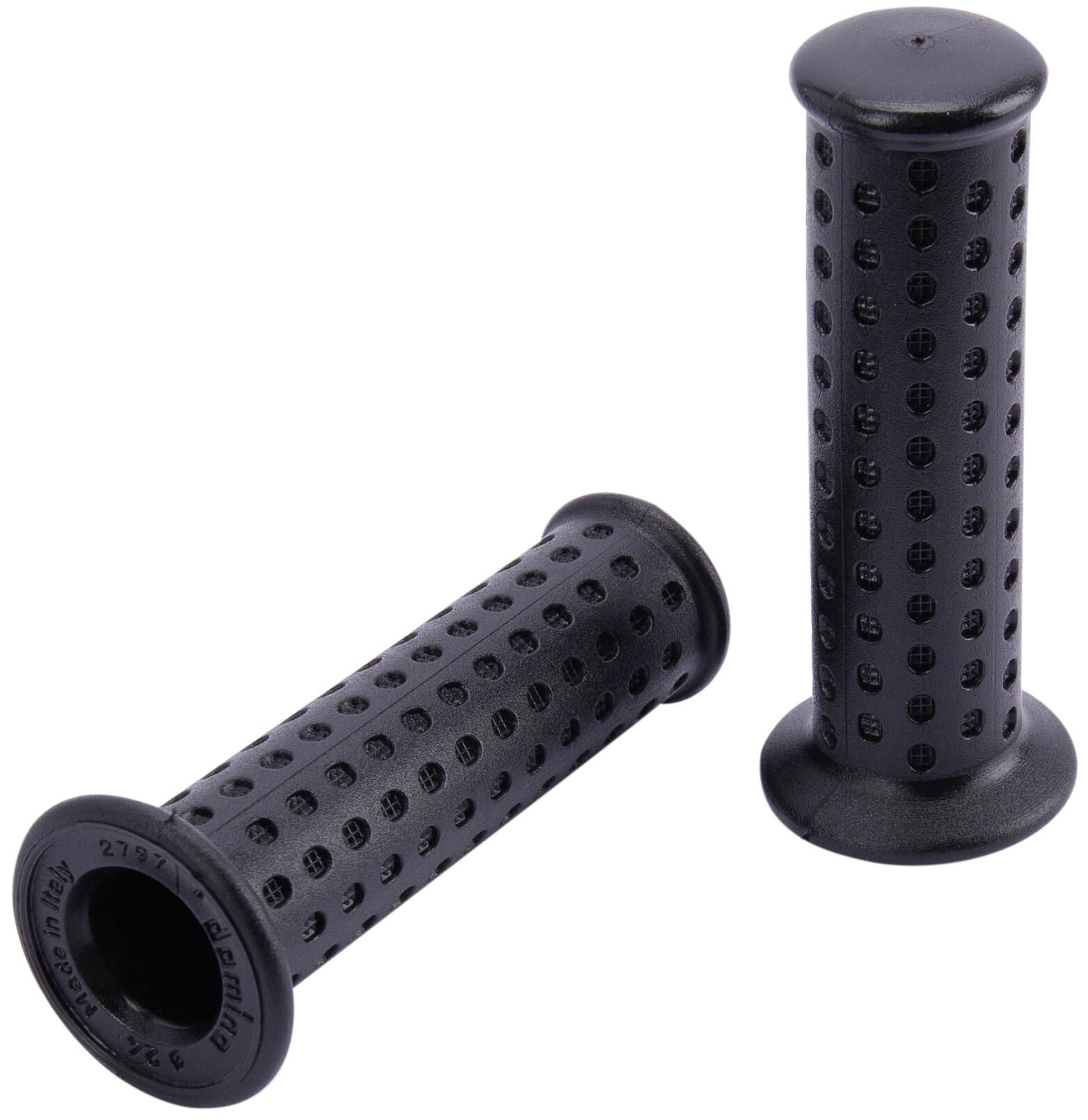 Domino rubber handvat piaggio style rubber grip 3031 sw 118mm closed