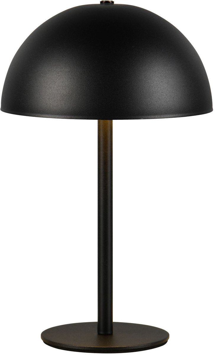 Rl live your light reality munoz - tafellamp - zwart mat - incl. 1x smd 1,3 w - 4-stappen touch - usb-aansluiting - oplaadbaar - snoerloos