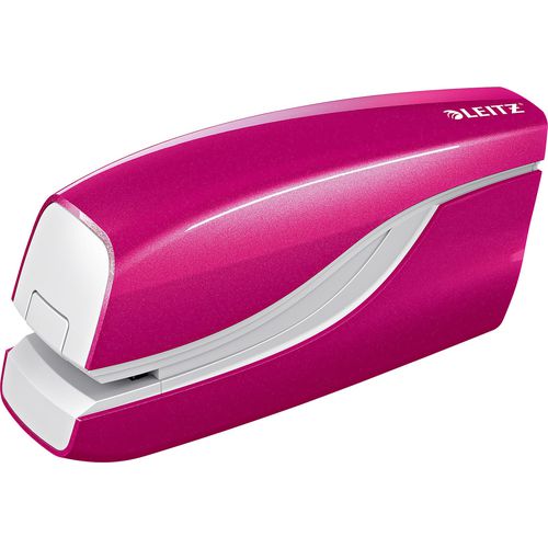 Leitz elektrische nietmachine nexxt wow 5566 roze e1