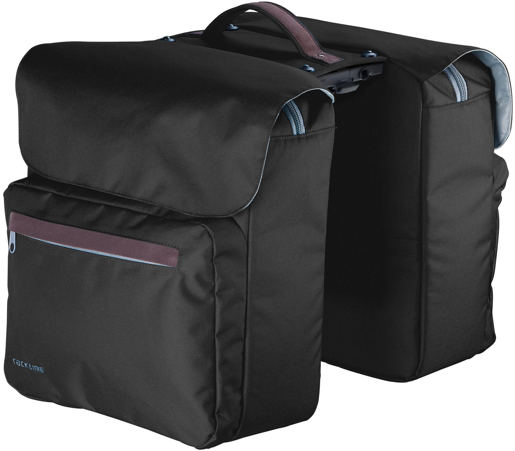Racktime dubbele tas ture 2.0 double bag ture 2.0 carbon black