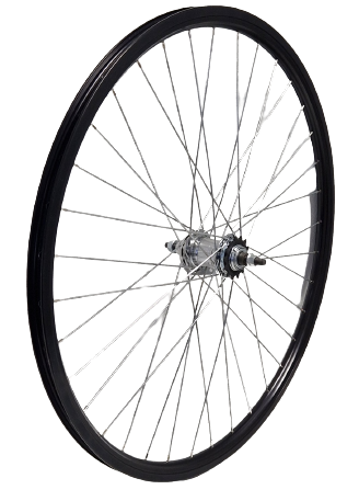 Kgs achterwiel 28 inch (622) ryde velg zwart zwart velamos remnaaf
