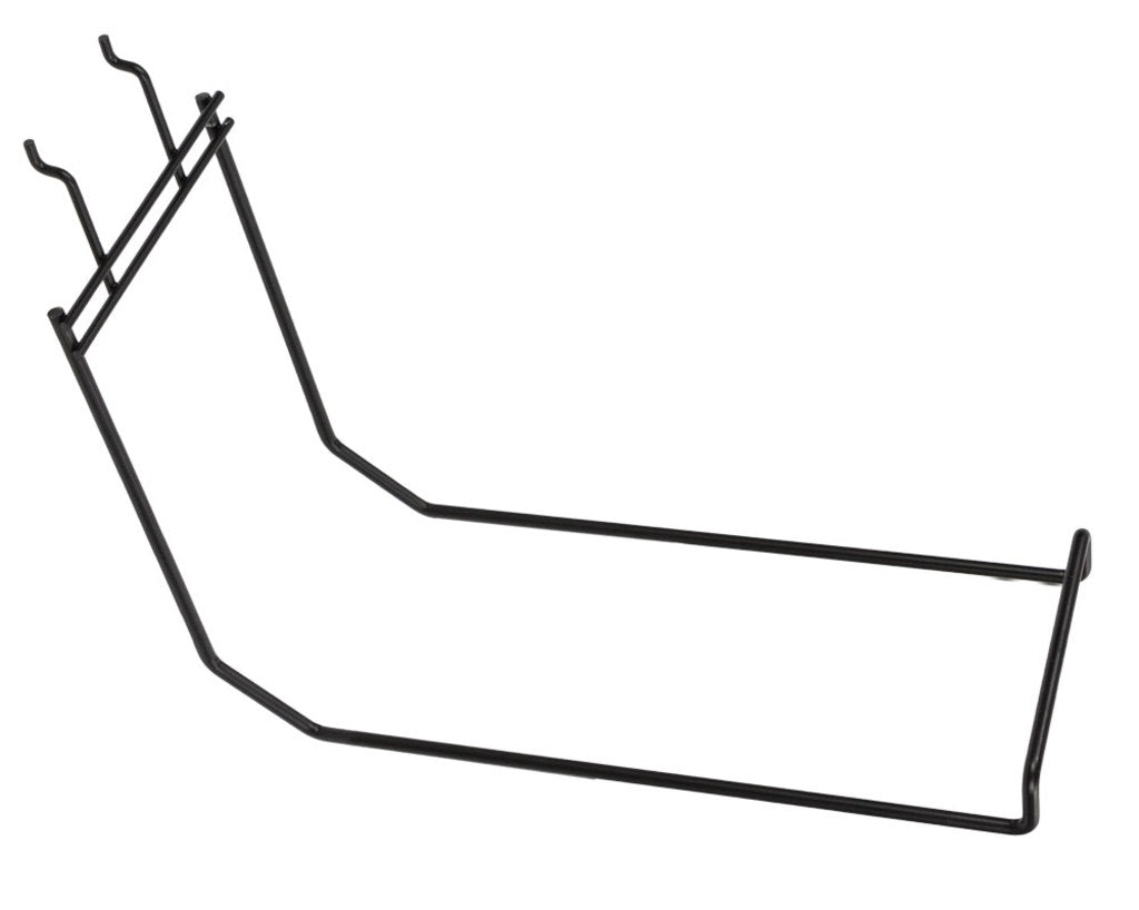 Unbranded stelling haak duo recht 305mm zw 9005