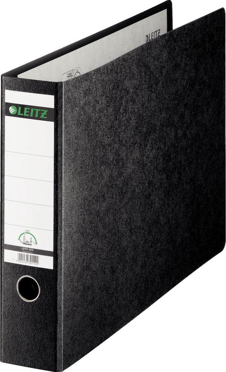 Leitz 180° ordner karton - a3 dwars - rugbreedte van 77mm - zwart
