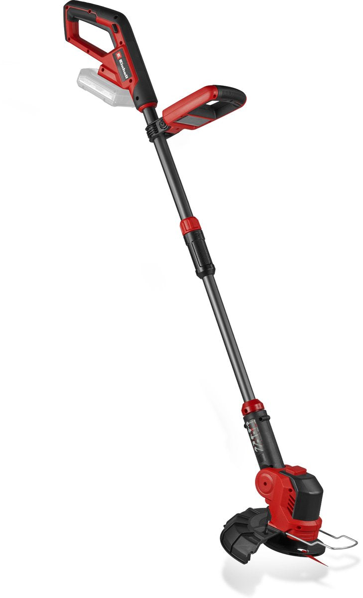 Einhell accu grastrimmer ge-ct 18 25-1 li solo - power x-change - 18 v li-ion - maaidiameter: 25 cm - draaibare en kantelbare motorkop - bloembeschermer - excl. accu en lader
