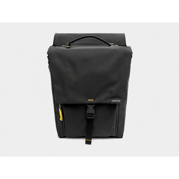 Newlooxs dubbele fietstas new looxs tulum mik 2.0 - 32 liter, zwart