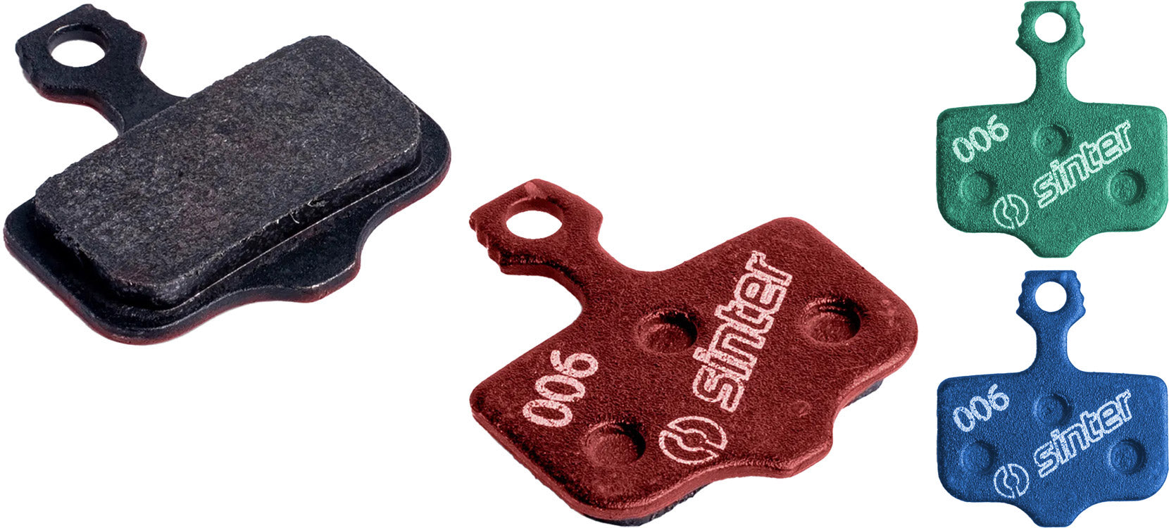 Schijfremblokken Standaard Rood