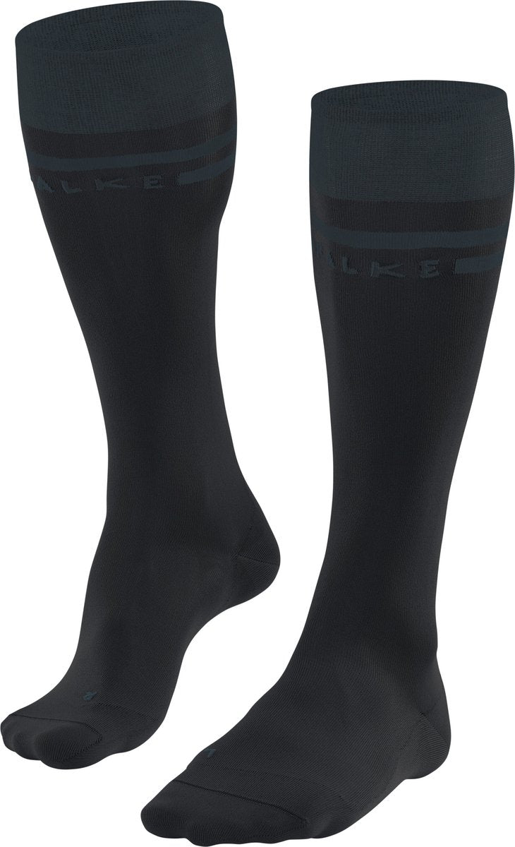 Falke sk7 warm dun functioneel materiaal skisokken dames zwart - maat 35-36