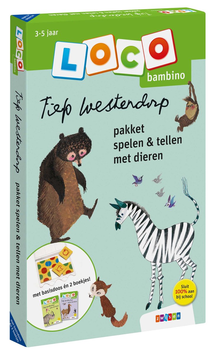 Loco bambino fiep westerdorp - educatief pakket voor 3-5 jaar - tellen spelen