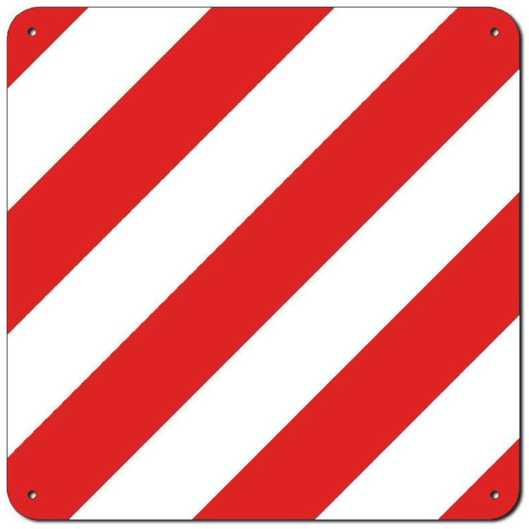 Ds hoesd star waarschuwingsbord 50x50