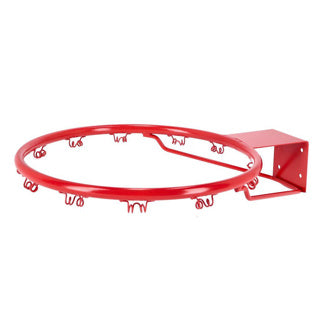 Alert sport basketbal ring luxe met net metaal 53 cm