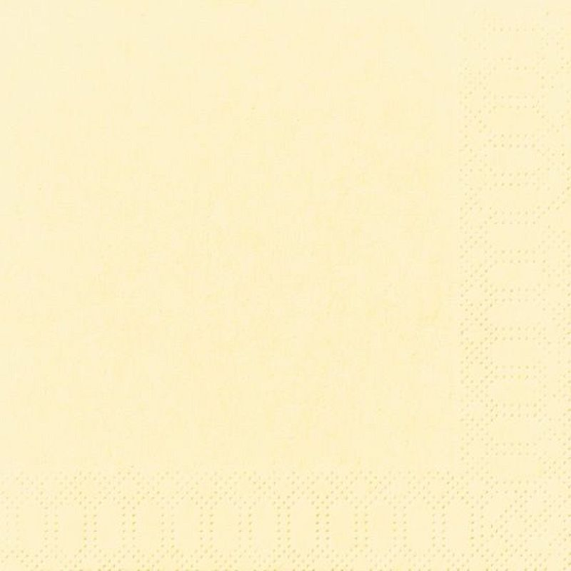 Duni servetten cream 3-laags 33x33
