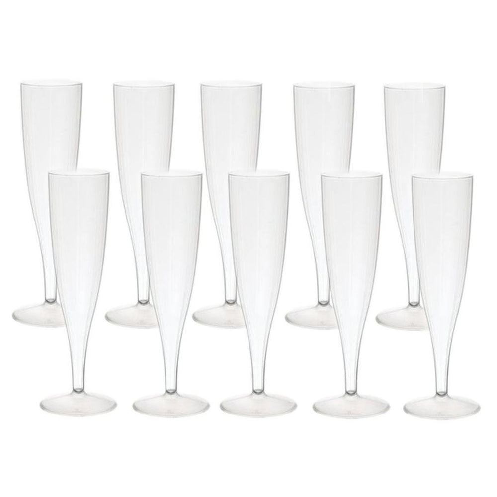 Duni champagneglazen crystallo kunststof 10 stuks