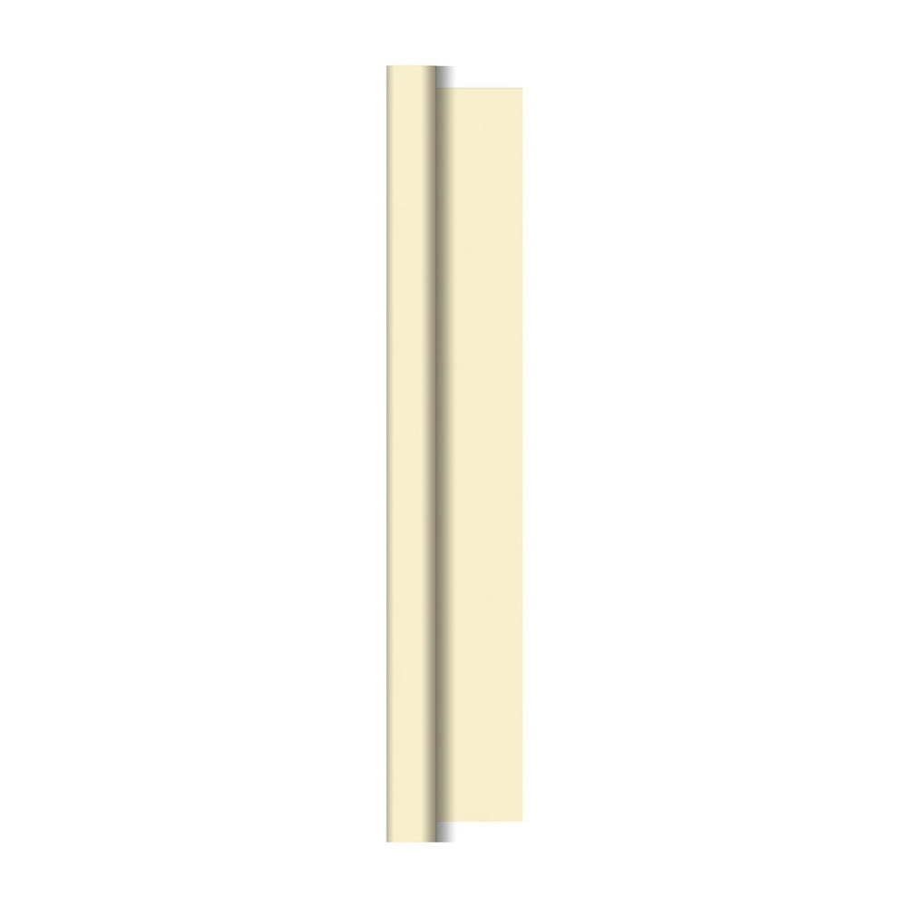 Duni cel damast tafelkleed op rol 1,18x5m creme