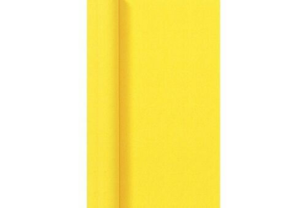 Duni damast yellow 118x800cm