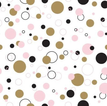 Duni servetten splashin dots 3-laags 33x33