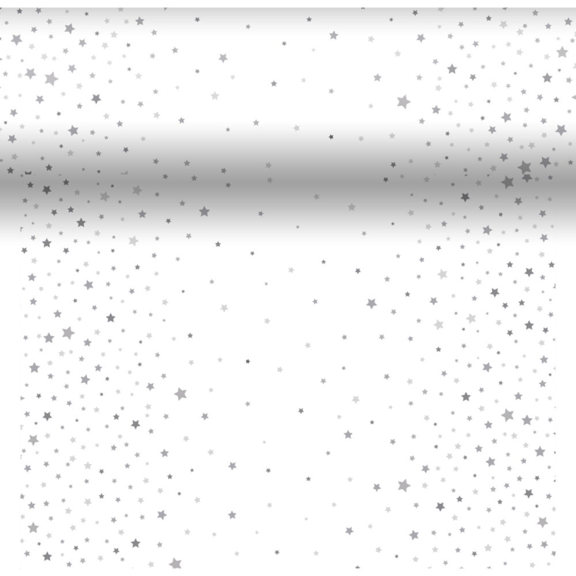 Duni 3-in-1 silver stardust 40x480