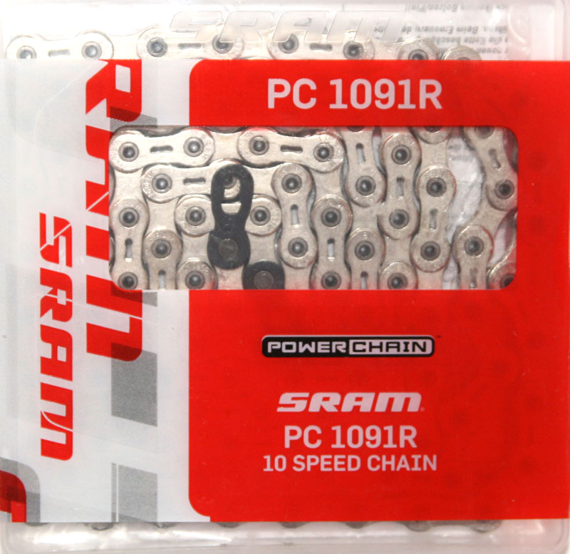 Sram powerchain pc-1091r hollow pin chain 10-speed