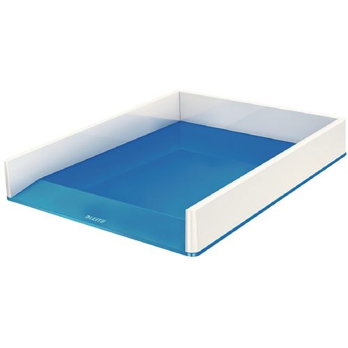 Leitz brievenbak wow polystyreen 267x336x49mm a4 blauw