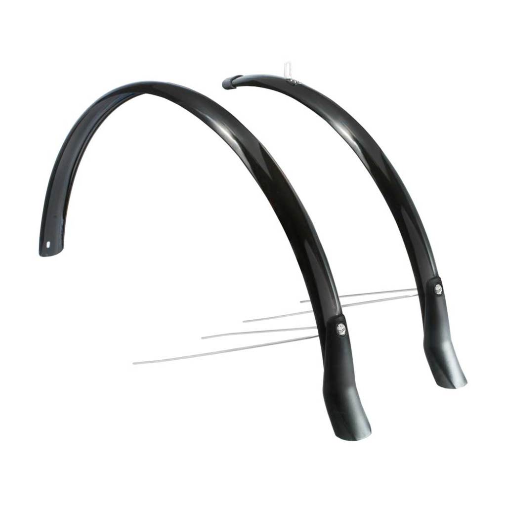 Garde-boue Eurofender 28 51mm noir brillant complet