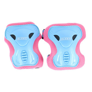 Alert sport skate beschermset kinderen 3 delig (maat m) roze | 2 stuks