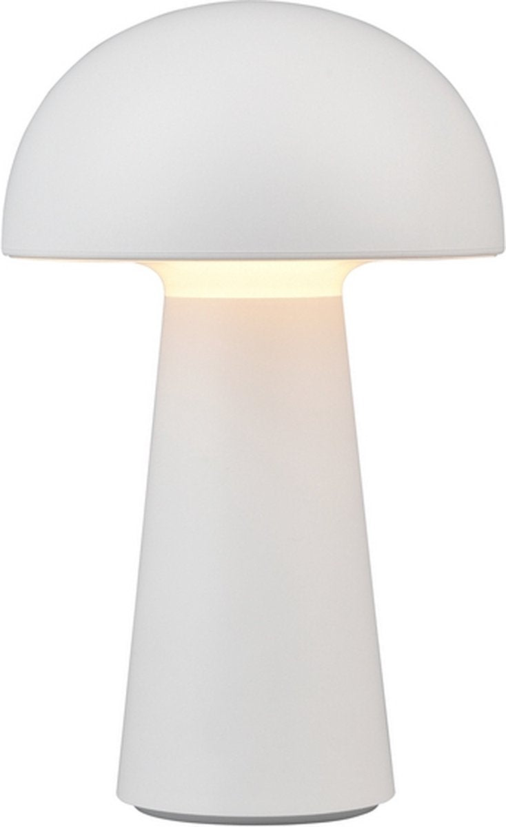 Rl live your light reality lennon - tafellamp - wit - incl. 1x smd 2w - oplaadbare - buitenlamp - dimbaar - buitenverlichting - ip44
