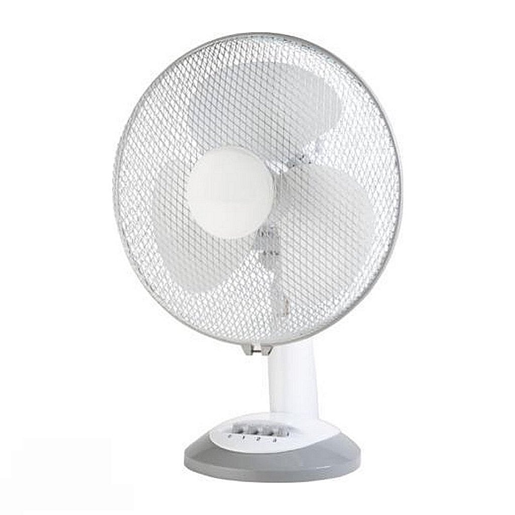 Emerio fn-114202 tafelventilator 30 cm wit grijs
