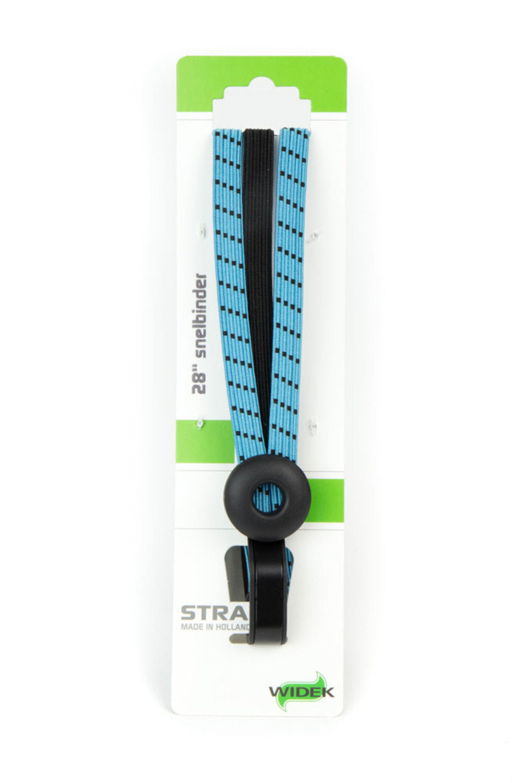 Qibbel widek triobinder oog met haak 3x12mm zwart babyblauw