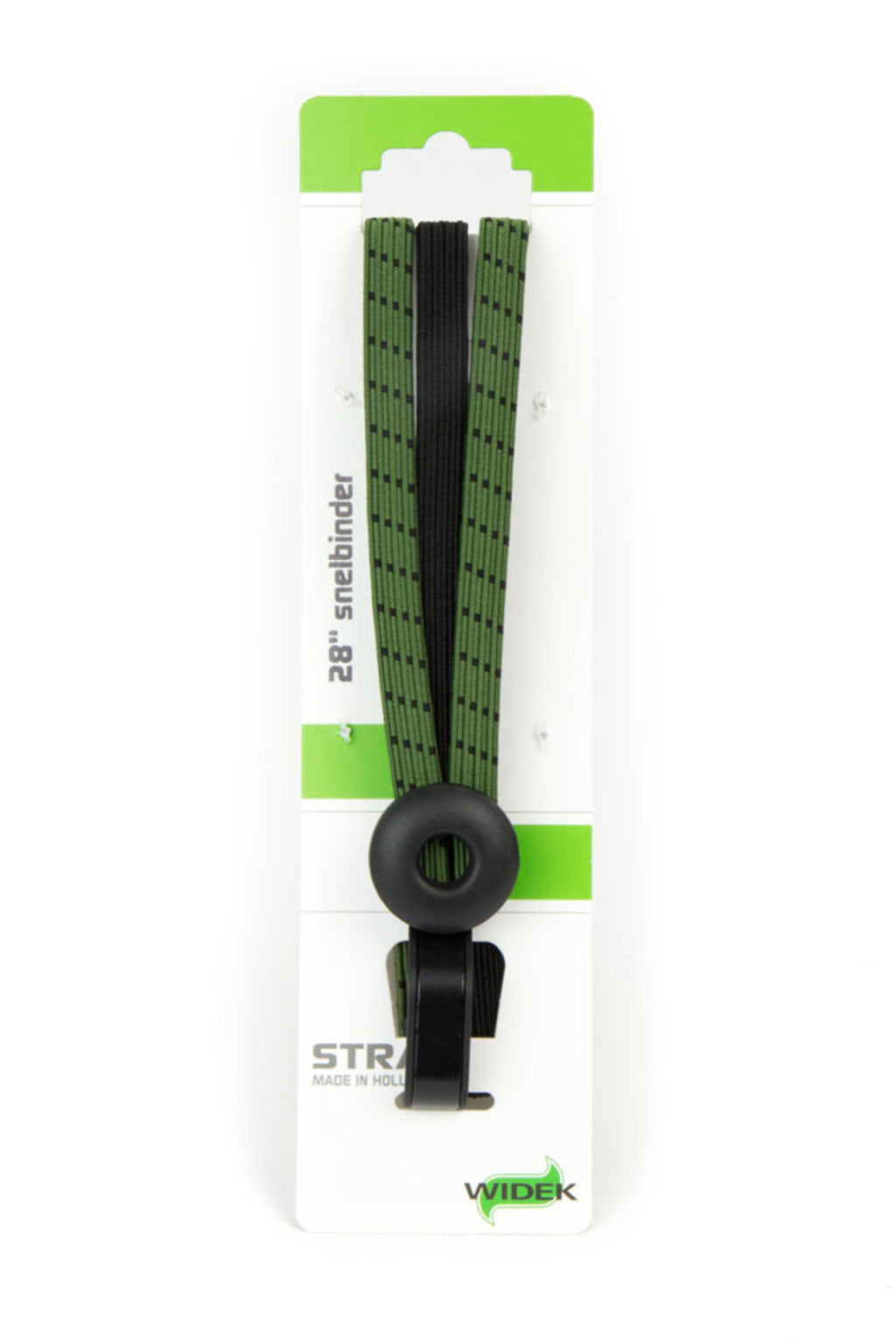 Qibbel widek triobinder oog met haak 3x12mm zwart olijfgroen