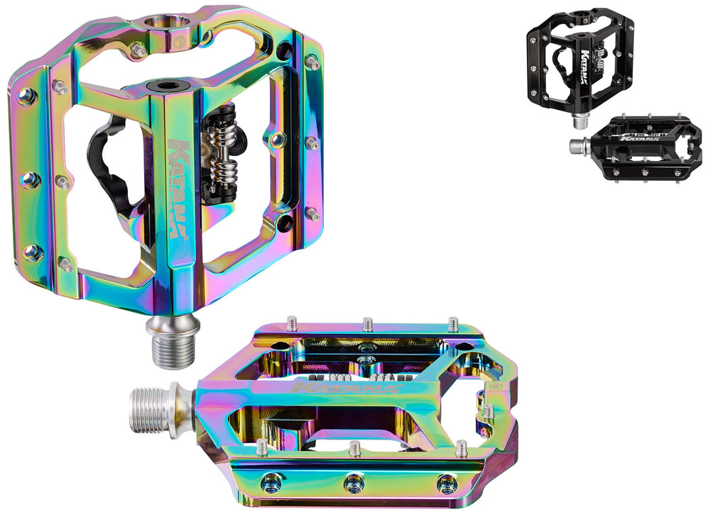 Katana x-blade twin combo pedals | schwarz