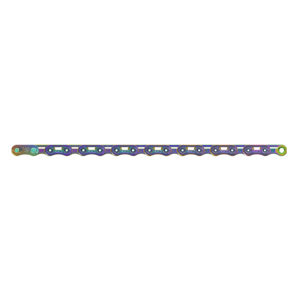 Sram ketting red flattop rainbow 12sp 126 schakels powerlock e1
