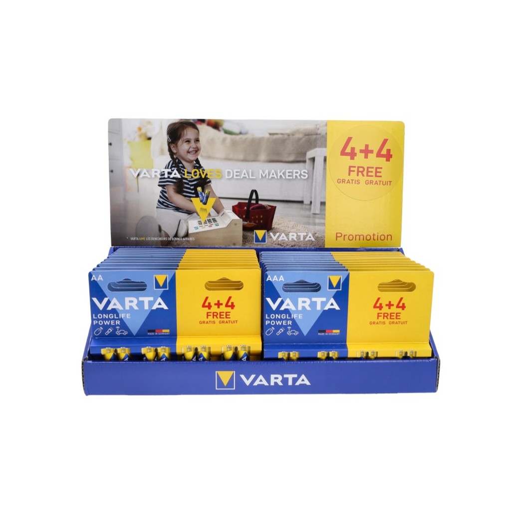 Varta display batt va longlife power lr6+lr03 13aa 10aaa