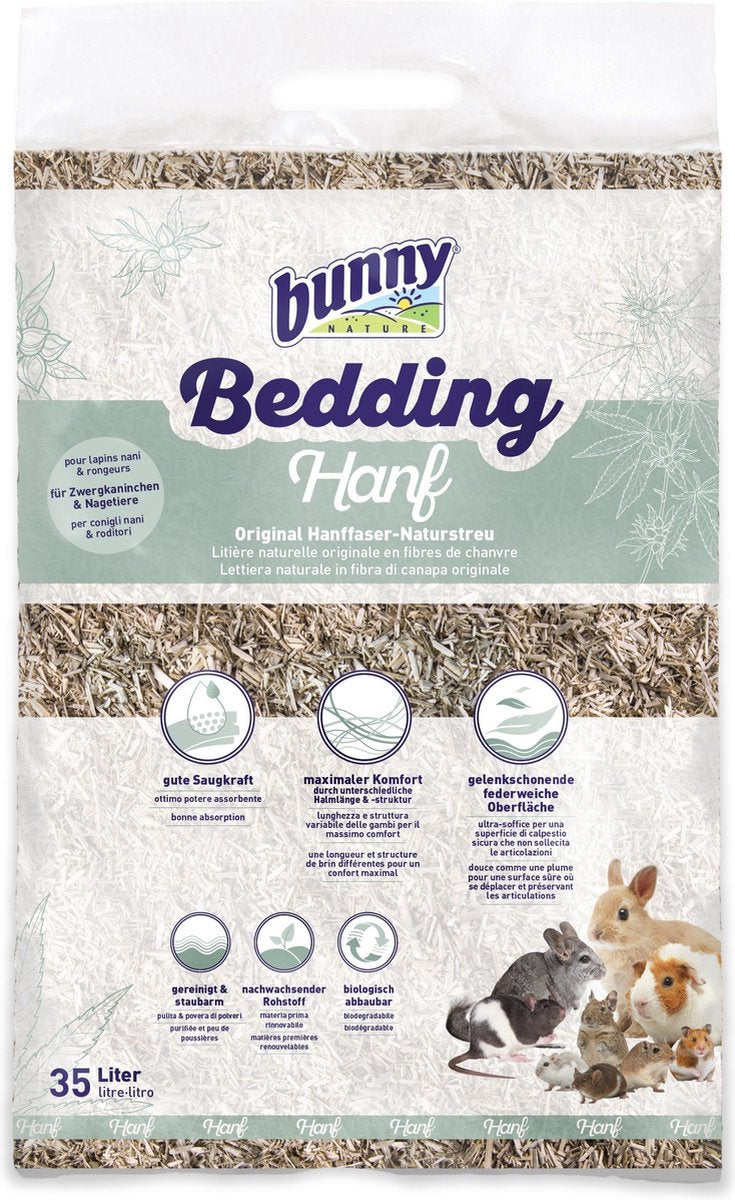 Bunny natuur Bunnybedding hanf hennepvezel