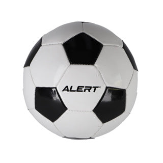 Alert voetbal maat 5 wit zwart