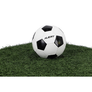 Alert voetbal maat 5 wit zwart