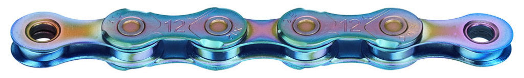 Kmc ketting x12 12v 126l gewaxt aurora blauw