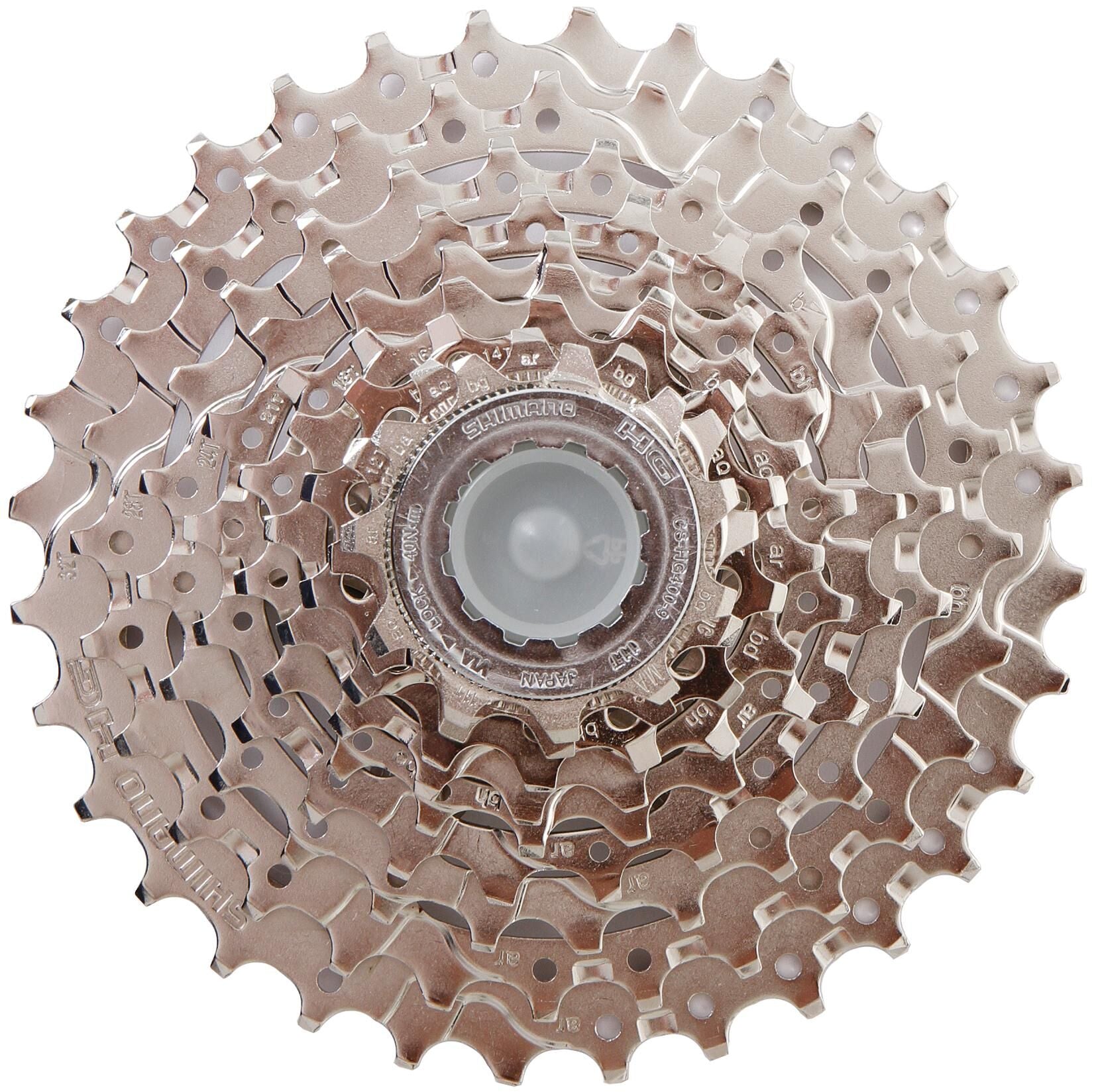 Shimano cassette cs-hg 400-9 shim.cassette hg400 9f 11-32z werk.a 10st