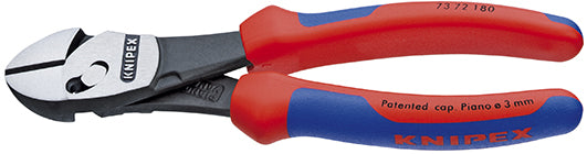 Knipex twinforce zijsnijtang 7372180 kniptang (rood blauw)