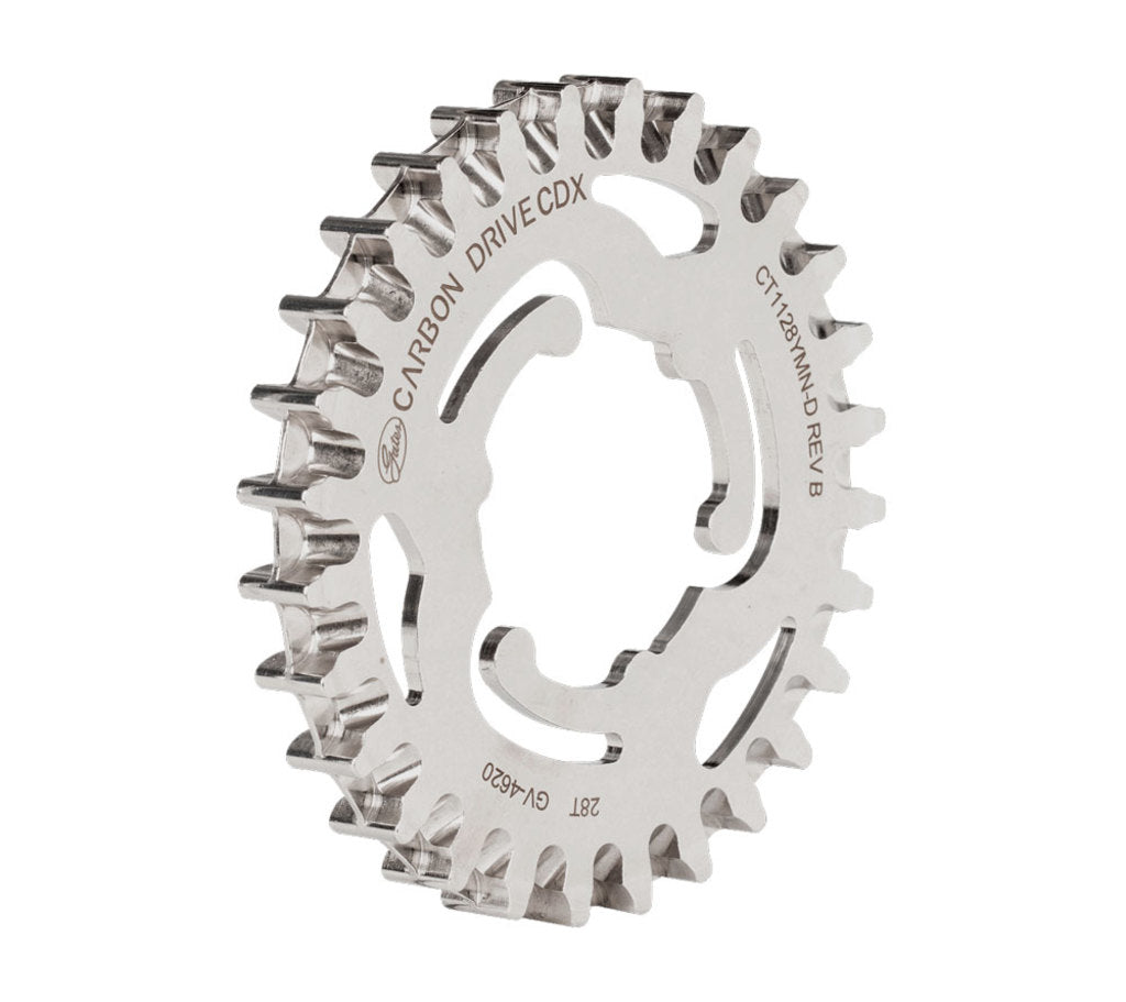 Shimano Gates tandwiel CDX 28T Nexus 5 Di2 naaf 6-lobbige