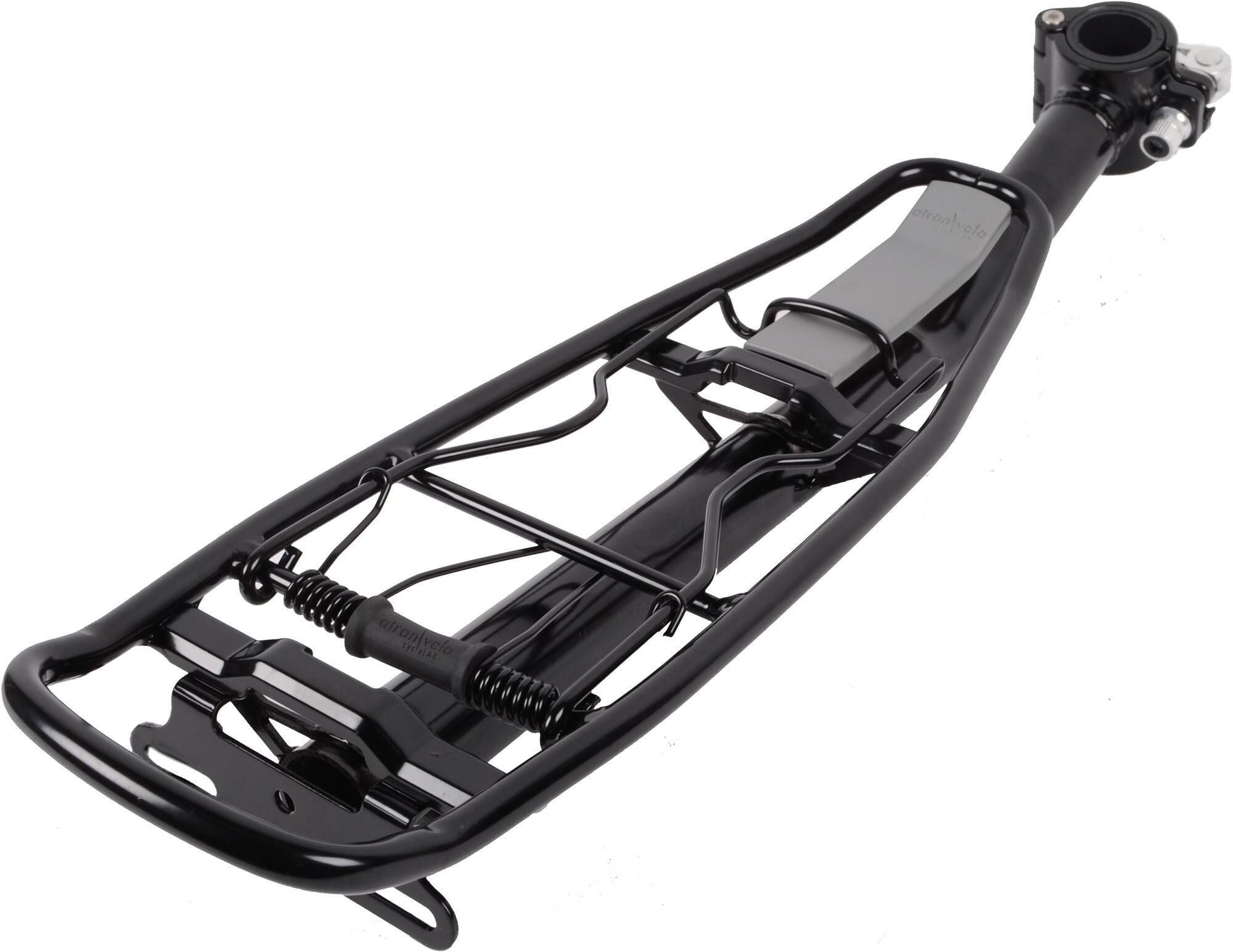 Atran Velo achterdrager aan zadelpen Active zwart