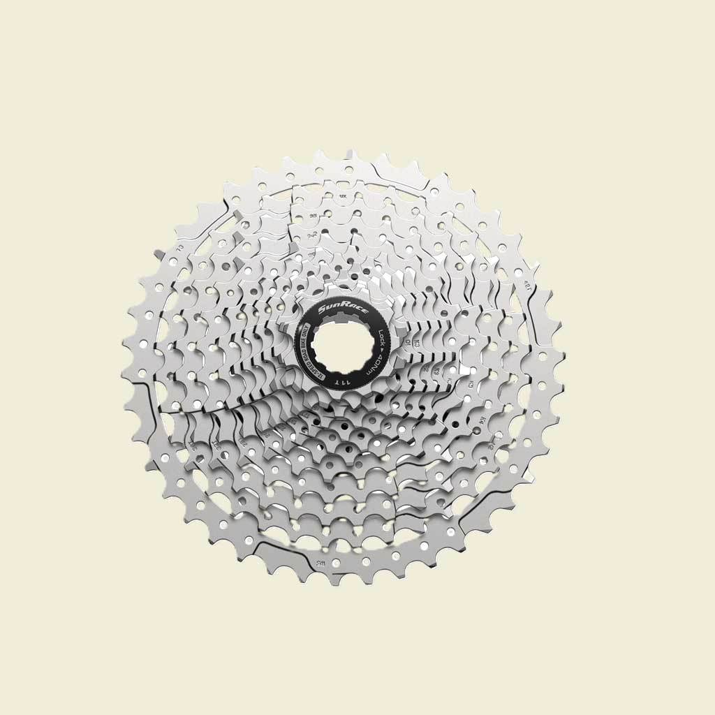 Sunrace cassette csrz800 12v 11-42t zilver