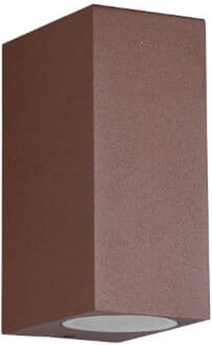 Trio roya - wandlamp - roestkleur - excl. 2x gu10 4,9w - buitenverlichting - ip44