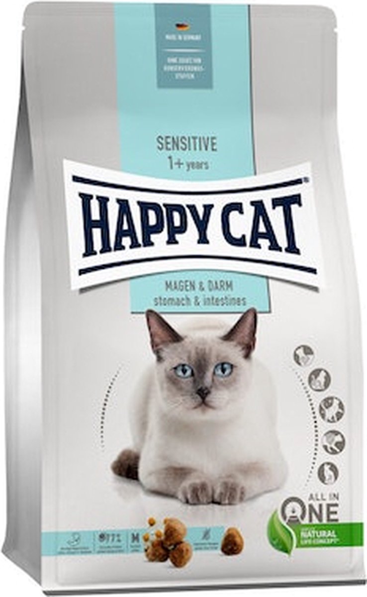 Happy cat care maag darmen kattenvoer - 4 kg