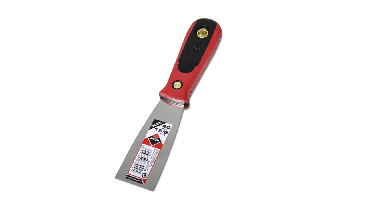 Rubi roestvrij stalen plamuurmes | 40 mm | kunststof handgreep - 73909