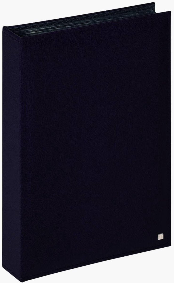 Walther me-287-b deluxe - memo insteekalbum - formaat 22 x 31 cm - witte pagina's - 200 foto's 13 x 18 cm - zwart