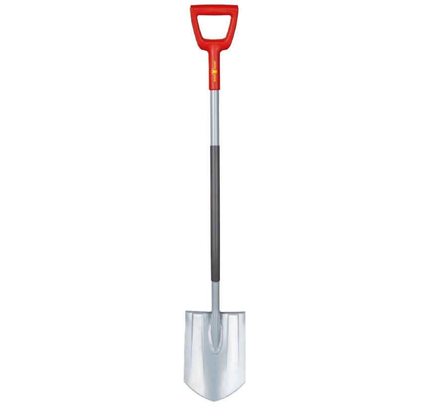 Wolf-garten heren spitspade asp-d (rood grijs)